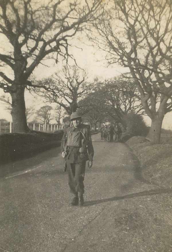 Charlie on route march