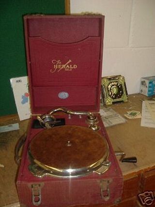 Herald Portable Gramophone