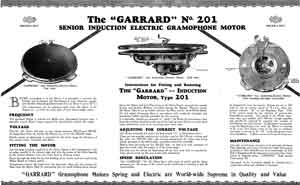 Garrard 201 The first Garrard Transcription Turntable