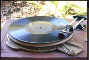 Garrard 201B/3 Two-speed 33⅓ and 78 rpm with extended motor plate