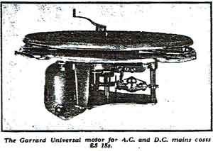 Garrard E. Electric Motor