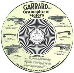 Garrard E. Electric Motor