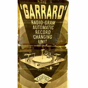 Garrard R.C.1 record changer