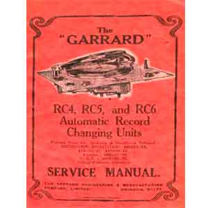 Garrard R.C.4 record changer
